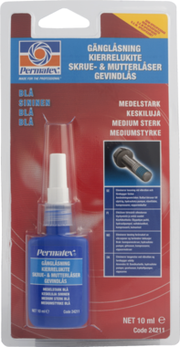 24211 Permatex Gänglåsning Blå Medelstark