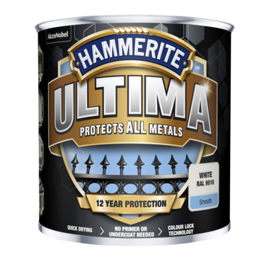 5361503 Hammerite Ultima Slätlack Vit 250ml