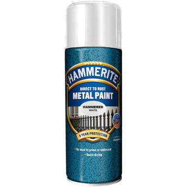5078336 Hammerite Hammarlack Vit spray 400ml
