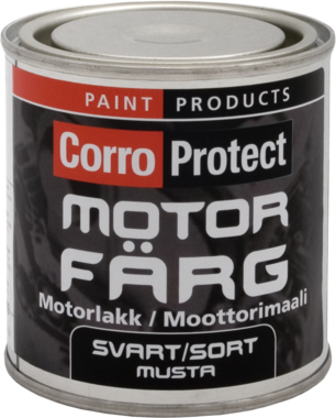 22650 Corroprotect Motorfärg Svart 250ml
