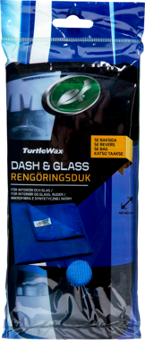 3237 Turtle Wax Dash & Glass Towel Blå  40x40cm