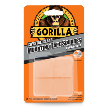 24642 Gorilla Monteringstejprutor 24st 2,5 x 2,5 cm 24642 Gorilla Monteringstejprutor 24st 2,5 x 2,5 cm
