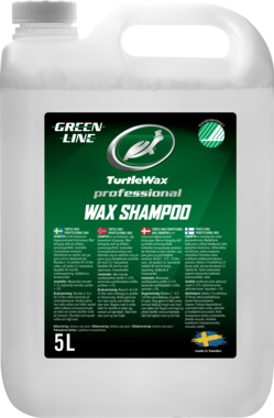 9674 Turtle Wax Pro Greenline Wax Shampoo 5 L