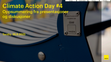 Vestre Climate Action Day 4 Debrief
