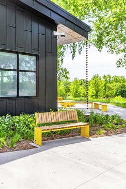 VROOM bench, STRIPES