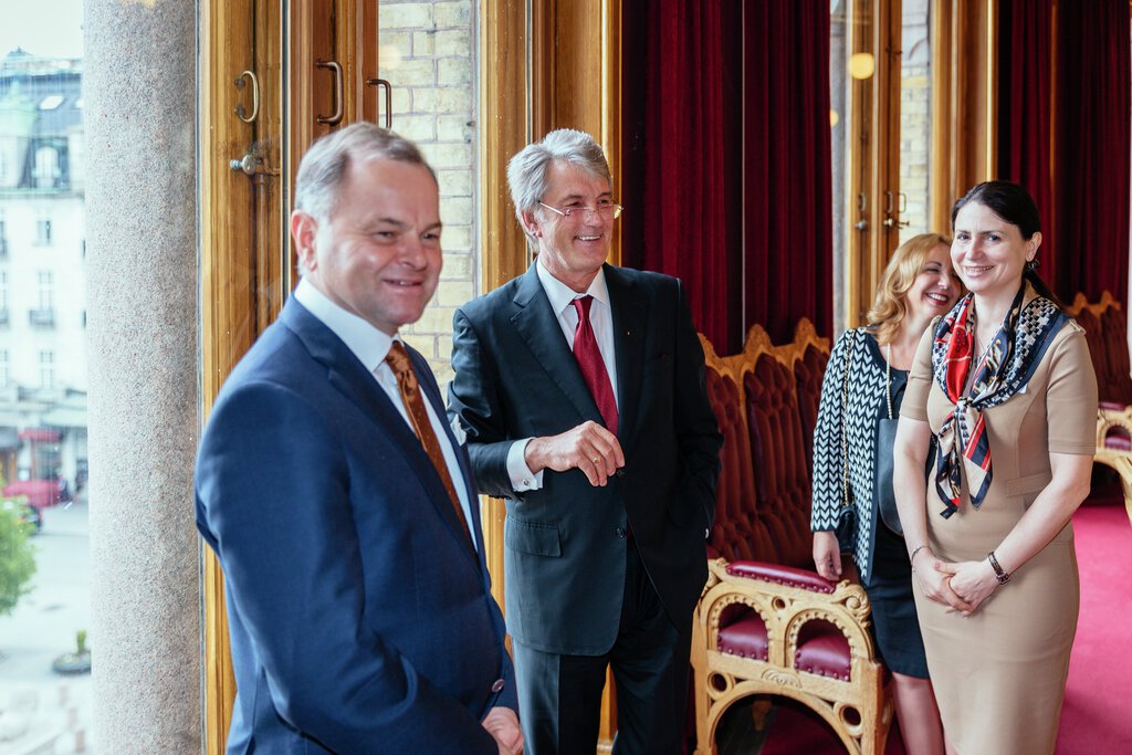 Besøk av Viktor Jusjtsjenko 26. mai 2015