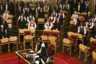 Høytidelig åpning av det 170. storting