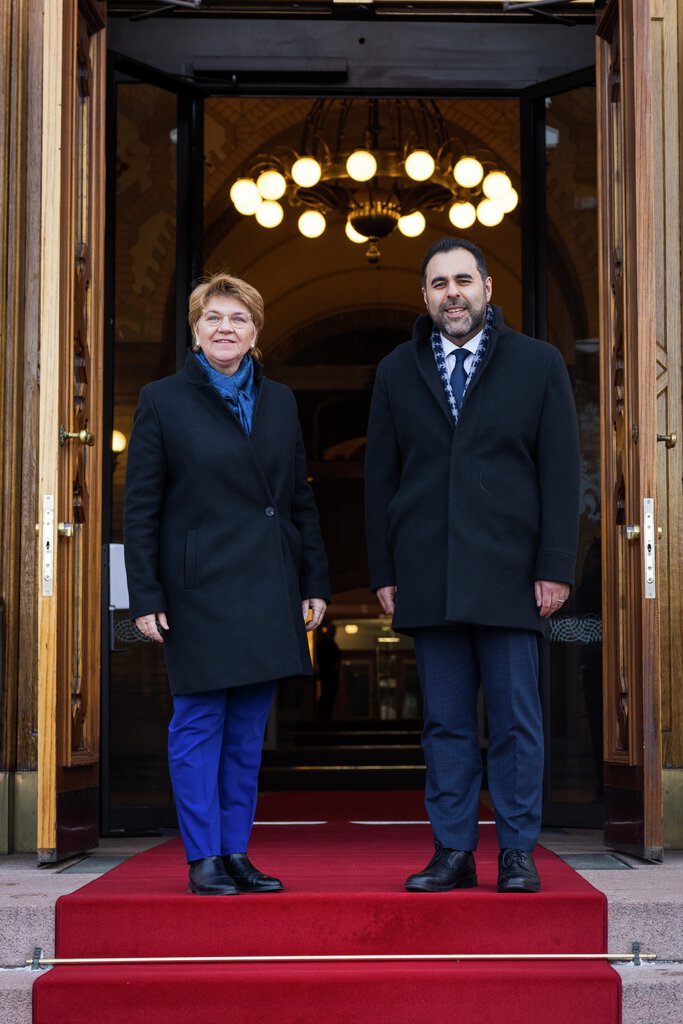 Besøk fra Sveits  president Viola Amherd