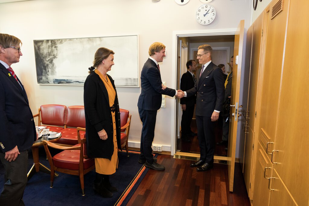 Statsbesøk fra Finland 15. oktober 2024