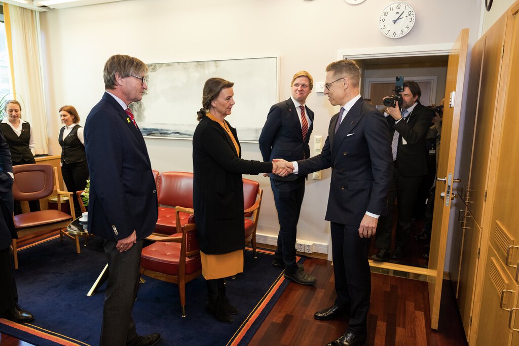 Statsbesøk fra Finland 15. oktober 2024