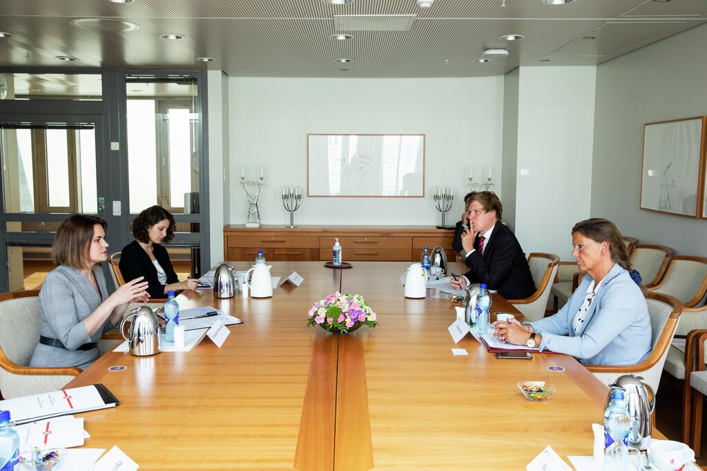 Besøk av Svetlana Tikhanovskaja