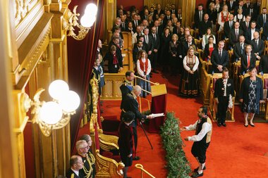 Høytidelig åpning av det 170. storting