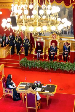 Høytidelig åpning av det 170. storting