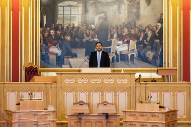 Stortingspresident Masud Gharahkhani