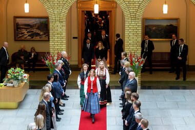 Høytidelig åpning av det 170. storting