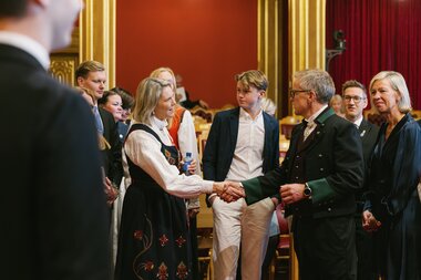 Høytidelig åpning av det 170. storting