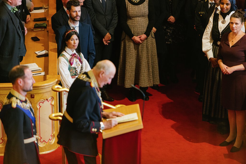 Høytidelig åpning av det 169. storting 2. oktober 2024