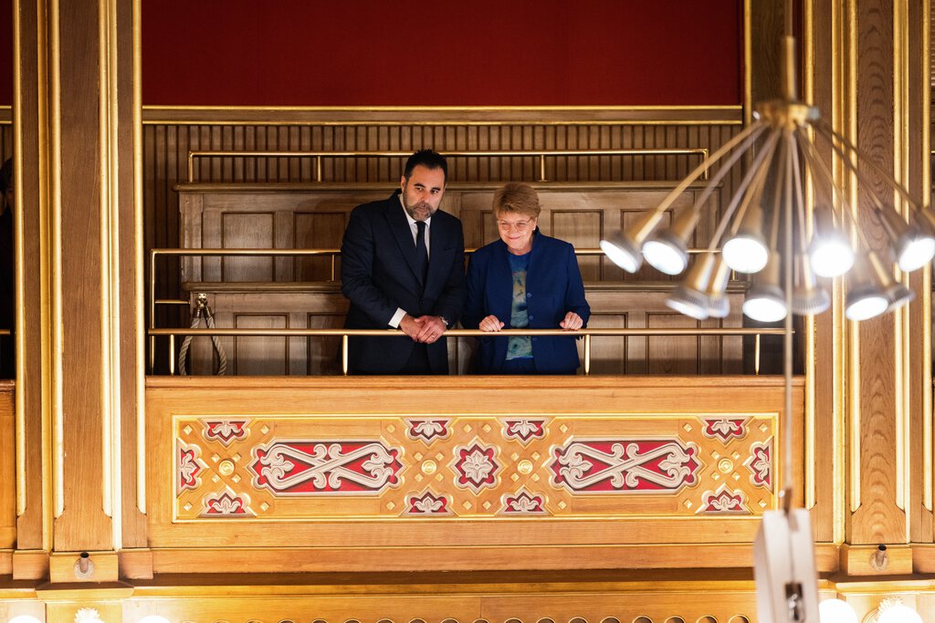 Besøk fra Sveits  president Viola Amherd