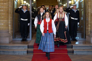 Høytidelig åpning av det 170. storting lørdag den 11. oktober 2025