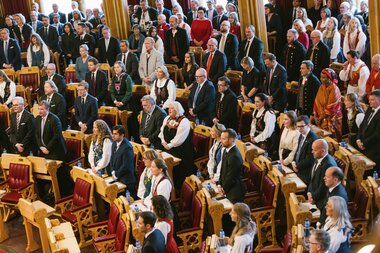 Høytidelig åpning av det 170. storting