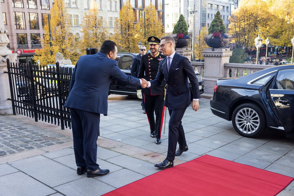 Statsbesøk fra Finland 15. oktober 2024