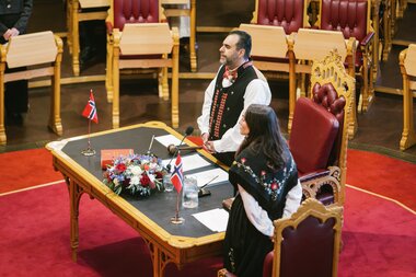 Høytidelig åpning av det 170. storting