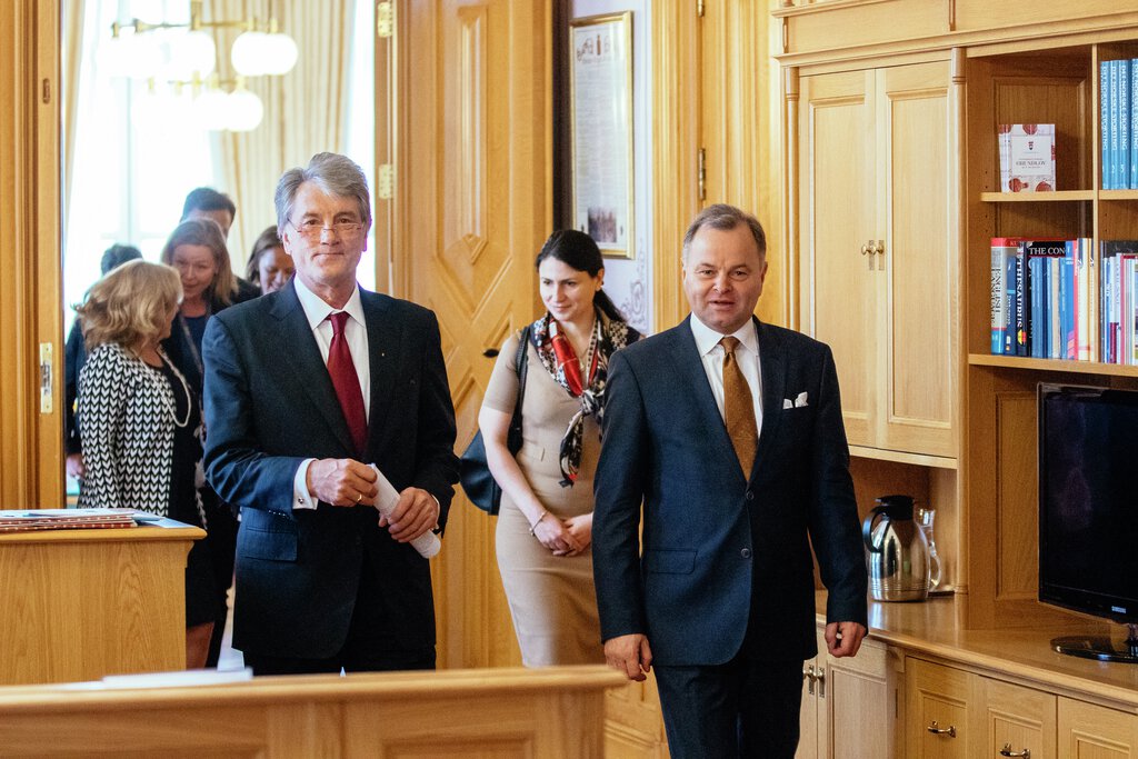 Besøk av Viktor Jusjtsjenko 26. mai 20155