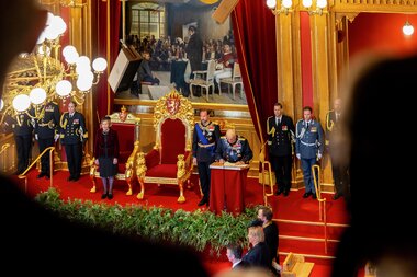 Høytidelig åpning av det 170. storting