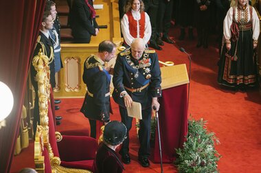 Høytidelig åpning av det 170. storting