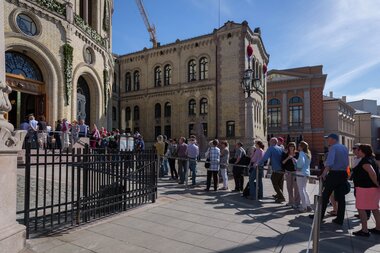 Stortingsbygningen 150 år - jubileumsfest 9. mai 2016
