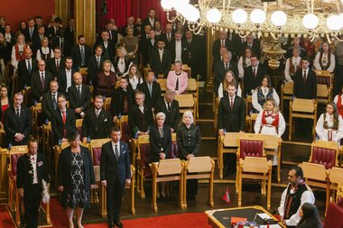 Høytidelig åpning av det 170. storting