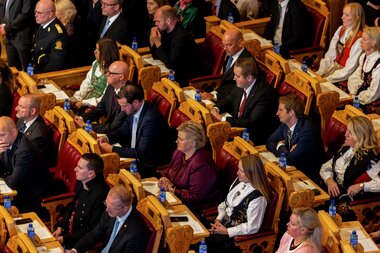 Høytidelig åpning av det 170. storting