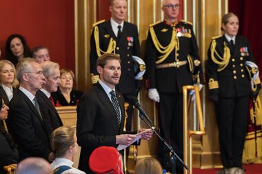 Høytidelig åpning av det 170. storting