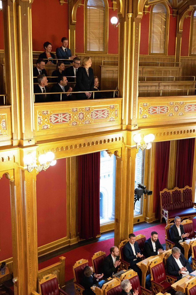 Forbundsdagspresident Bärbel Bas besøker Stortinget 23. mars 2023