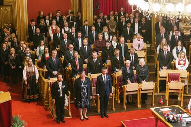 Høytidelig åpning av det 170. storting