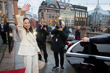 Besøk av Nobels fredsprisvinner 11. desember 2025