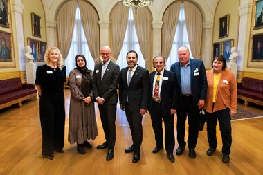 Ribbelunsj med friviligheten hos stortingspresidenten