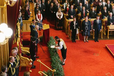 Høytidelig åpning av det 170. storting