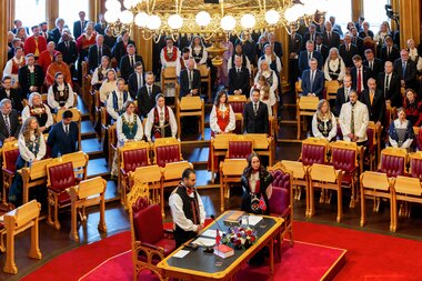 Høytidelig åpning av det 170. storting