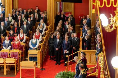 Høytidelig åpning av det 170. storting
