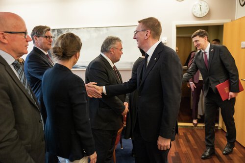 Offisielt besøk av Latvias president 28. mars 2025