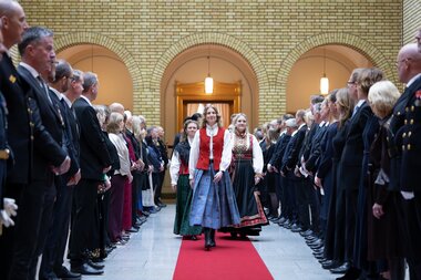 Høytidelig åpning av det 170. storting lørdag den 11. oktober 2025