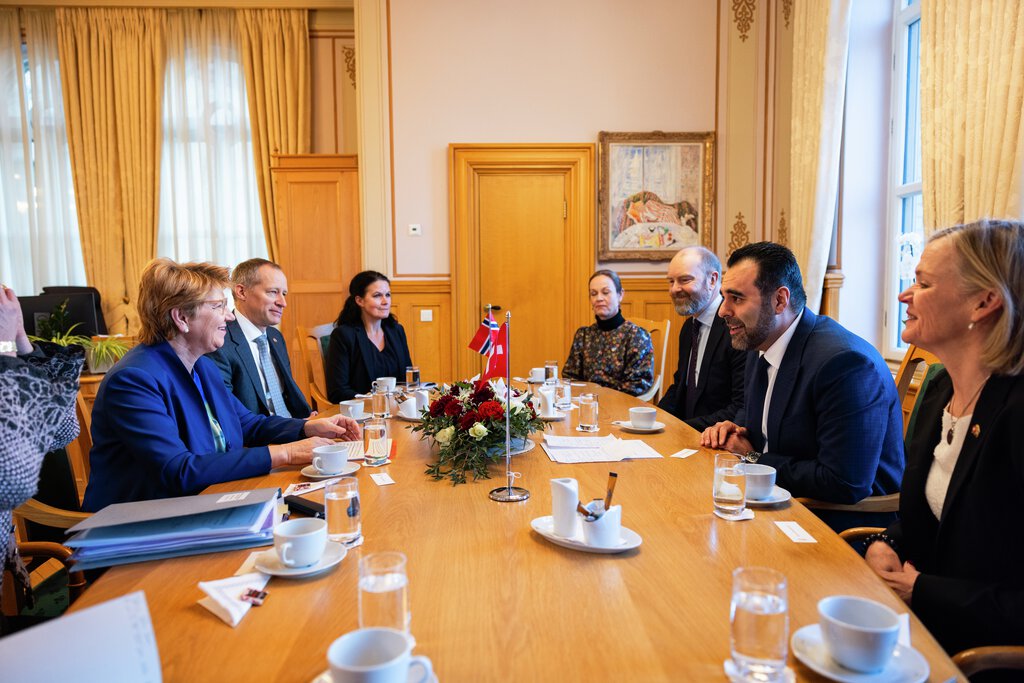 Besøk fra Sveits  president Viola Amherd