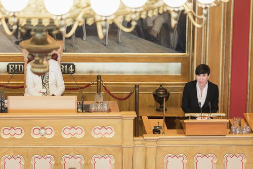 Presentasjon og debatt om fremsatte grunnlovsforslag 24. mars 2025