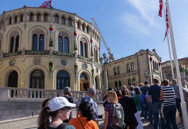 Stortingsbygningen 150 år - jubileumsfest 9. mai 2016