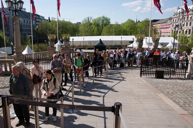 Stortingsbygningen 150 år - jubileumsfest 9. mai 2016