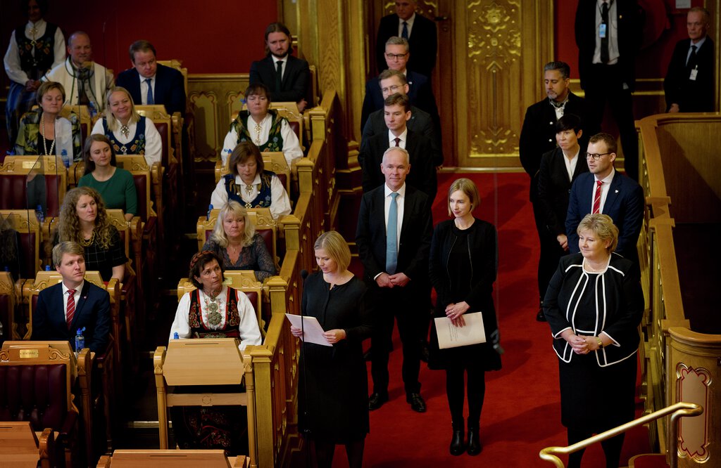 Høytidelig åpning av det 165. storting 2. oktober 2020