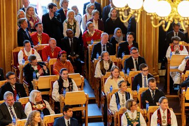 Høytidelig åpning av det 170. storting