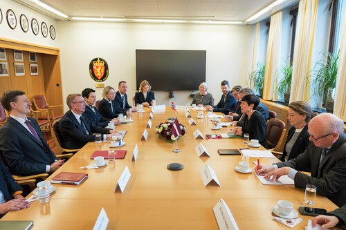 Offisielt besøk av Latvias president 28. mars 2025