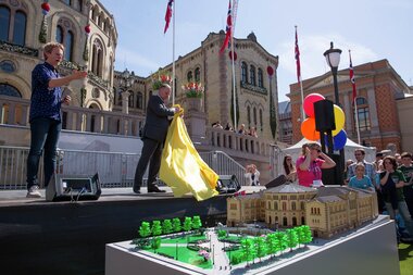 Stortingsbygningen 150 år - jubileumsfest 9. mai 2016